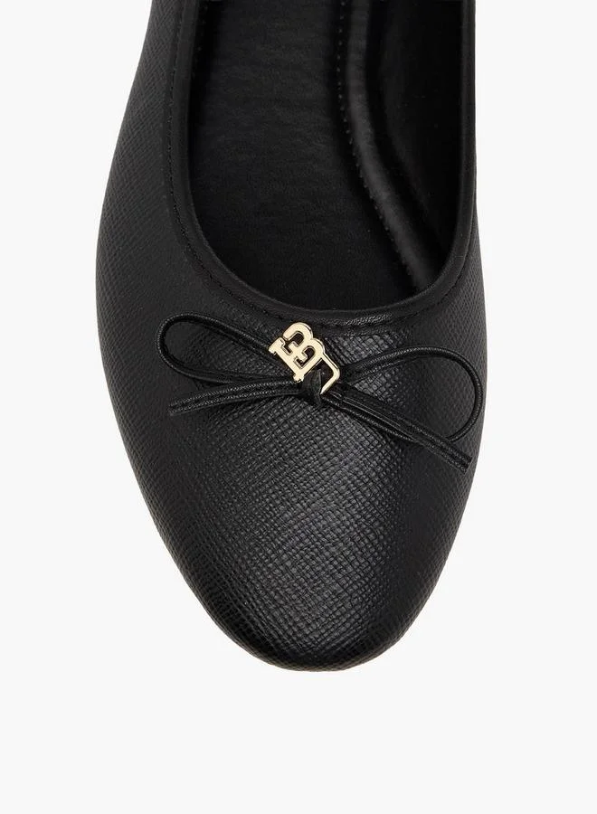 Flora Bella By Shoexpress BLACK Flora Bella Women Bow Detail Ballerina Shoes for Women | Best Price UAE